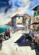 Enjoying The View (ART-8987-111961) - Handpainted Art Painting - 21in X 28in
