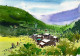 Village On Hills (ART-8987-111935) - Handpainted Art Painting - 20in X 14in