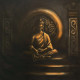 Buddha (ART-3512-112054) - Handpainted Art Painting - 43in X 43in