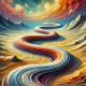 Nature’s Fluid Sculpture (PRT-17086-112075) - Canvas Art Print - 60in X 60in