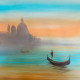 Venice (ART-3512-112352) - Handpainted Art Painting - 15in X 16in