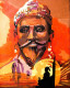 Chatrapati Shivaji Maharaj (PRT-7153-112447) - Canvas Art Print - 24in X 30in