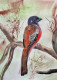 Bird 9 (ART-8841-112620) - Handpainted Art Painting - 8in X 11in