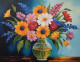 Flowers Painting (ART-3319-112727) - Handpainted Art Painting - 36in X 24in