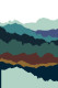 Blue Ridge Mountains (PRT-17170-112831) - Canvas Art Print - 24in X 36in