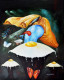 Original Surrealist Creative Oil Painting - Symbolic Modern Art On Canvas (ART-15795-113043) - Handpainted Art Painting - 30in X 36in