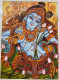 Krishna (ART-16284-113114) - Handpainted Art Painting - 16in X 22in