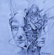 Fragments Of Her (PRT-7389-113296) - Canvas Art Print - 12in X 12in