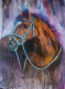 Horse Painting (ART-16757-113293) - Handpainted Art Painting - 21in X 29in