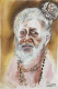 Sadhu Sant Painting (ART-16757-113329) - Handpainted Art Painting - 11in X 15in