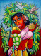 Prakruthi 1 (ART-3056-113319) - Handpainted Art Painting - 10in X 15in