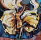 Dance Paintings-The Balance (ART-2571-113468) - Handpainted Art Painting - 18in X 18in