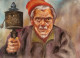 Old Men Painting (ART-16757-113438) - Handpainted Art Painting - 15in X 11in
