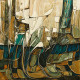 Abstract Nature Painting (ART-2571-113456) - Handpainted Art Painting - 18in X 18in