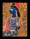 Rama And Peacock (PRT-8079-113555) - Canvas Art Print - 14in X 18in