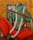 Melodic Breath (ART-6351-113639) - Handpainted Art Painting - 30in X 36in