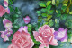 Floral Painting (ART-16757-113546) - Handpainted Art Painting - 21in X 14in