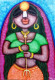 Maa Durga 2 (ART-16119-113521) - Handpainted Art Painting - 11in X 15in