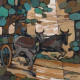 Punjabi Farmer Painting- Village Art (ART-2571-113500) - Handpainted Art Painting - 18in X 18in