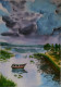 Nature Painting (ART-16757-113559) - Handpainted Art Painting - 11in X 15in