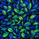 The Petal Wall (ART-2571-113525) - Handpainted Art Painting - 18in X 18in