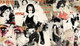 Strong Woman, Retro Style Collage Artwork (PRT_15922) - Canvas Art Print - 53in X 30in