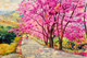 Couple On A Beautiful Road (PRT_15931) - Canvas Art Print - 45in X 30in
