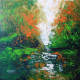 Forest Reverie (ART-1230-113695) - Handpainted Art Painting - 20in X 20in