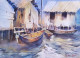 Reflections Of Serenity (ART-7389-113744) - Handpainted Art Painting - 13in X 10in
