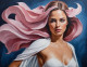 Exotic Figure Painting (ART-3319-113865) - Handpainted Art Painting - 36in X 30in