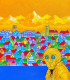 Shimla - The Monkey (ART-17174-113851) - Handpainted Art Painting - 20in X 22in