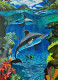 Ocean's Bloom (ART-17303-113892) - Handpainted Art Painting - 14in X 24in