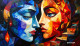 A Tale Of Two Souls (PRT-8740-113957) - Canvas Art Print - 18in X 10in