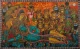 ANANTHA SHAYANAM (ART-17306-114004) - Handpainted Art Painting - 42in X 26in