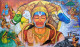 Panchmukhi Hanuman 2 (ART-82-113994) - Handpainted Art Painting - 60in X 36in