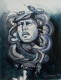 The Fake Hug (ART-17209-114048) - Handpainted Art Painting - 11in X 13in