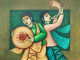 Tune Of Joy 2 (ART-15181-114110) - Handpainted Art Painting - 48in X 36in