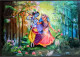 Melody Of Love (ART-9074-114073) - Handpainted Art Painting - 27in X 18in