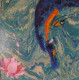 Om Gana Ganapataya Namaha (ART-17334-114142) - Handpainted Art Painting - 24in X 24in