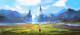 Beautiful Natural Environment, (PRT-7809-114267) - Canvas Art Print - 18in X 8in