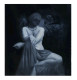 Women Dark Side (ART-17340-114313) - Handpainted Art Painting - 26in X 36in