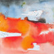 Fire & Water 06 (ART-7823-114223) - Handpainted Art Painting - 8in X 8in