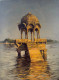 Gadsisar Jaisalmer (ART-15644-114444) - Handpainted Art Painting - 12in X 16in