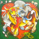 Relation 2 (ART-1770-114587) - Handpainted Art Painting - 36in X 36in
