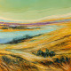 Whistling Fields (ART-2571-114495) - Handpainted Art Painting - 18in X 18in