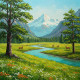 Whispers Of The Valley (PRT-15697-114435) - Canvas Art Print - 36in X 36in