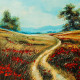 Quest Of Love (ART-2571-114489) - Handpainted Art Painting - 18in X 18in