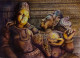 Divine In Love (ART-8423-114610) - Handpainted Art Painting - 30in X 22in