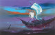 Sea And Ship. 06 (ART-17249-114639) - Handpainted Art Painting - 48in X 30in