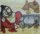 Vighanharta (ART-17479-114674) - Handpainted Art Painting - 32in X 27in